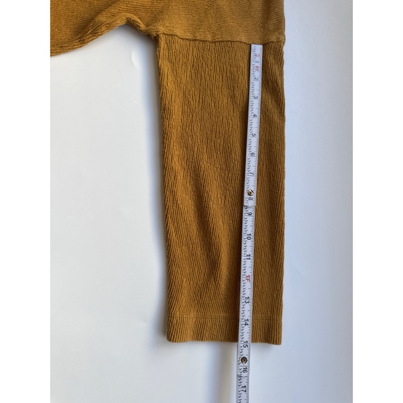 Madewell Texture & Thread dolman sleeve half button up women’s knit top - Picture 9 of 11